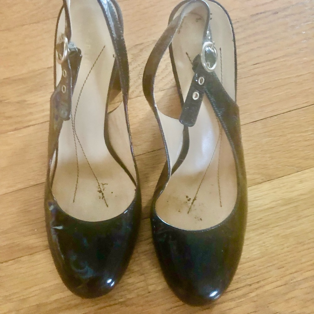 Kate Spade Slingback black sandals size 7.5